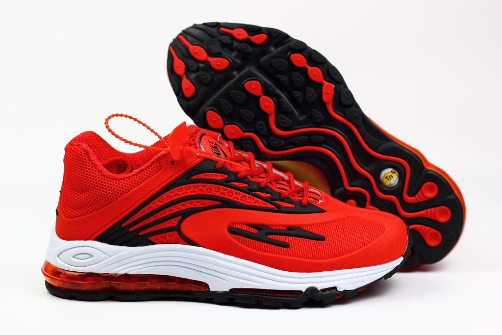 Nike Air Max 99 Retro Red Black White Shoes - Click Image to Close